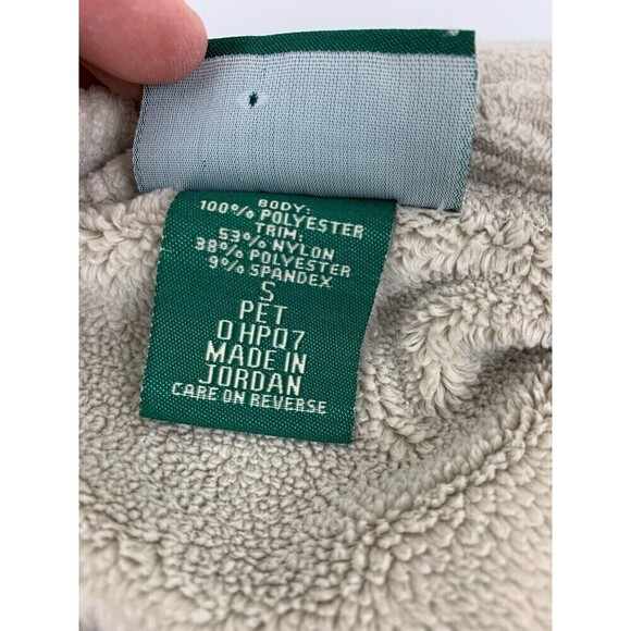 BOGO LL Bean Textured Fleece Full Zip Jacket Floral Embroiderd Women Petite Smal - Picture 14 of 15